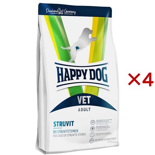 ハッピードッグ VET ストルバイト(尿石ケア) ドライ 療法食(1kg×4セット)[犬用特別療法食]