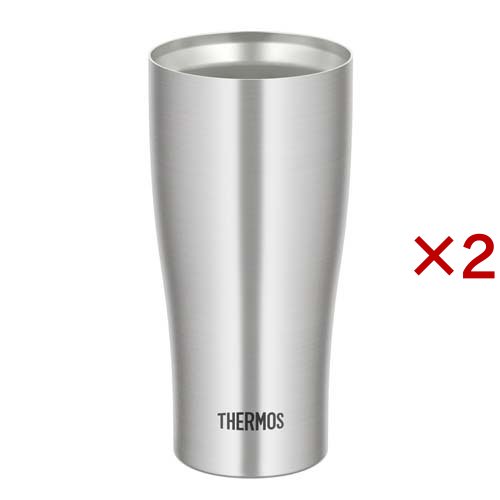 サーモス 真空断熱タンブラー 420ml ステンレス JDY-420 S(2セット)[食器・カトラリー その他]