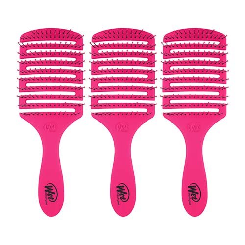 ウェットブラシ プロ フレックスドライ パドル ピンク(3本セット)[ブラシ]