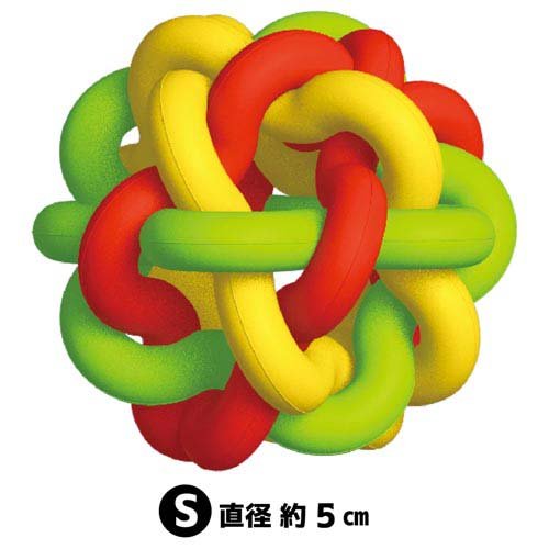 ドギーマン やっぱり！マカロニラバーボール S(72セット)[犬のおもちゃ・しつけ]_4