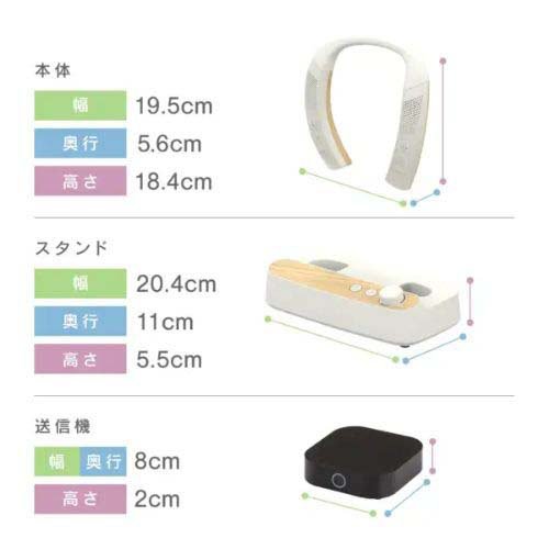 ゼピール 首掛けスピーカー木聲 ZQS-30B-W(1台)[スピーカー]_4