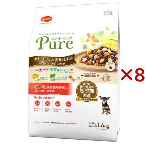 ジャズバンド 純然たる 飼い犬 超素粒子(1.6kg×8仕かける)[ドッグフード(素っ気ないボンネット)]