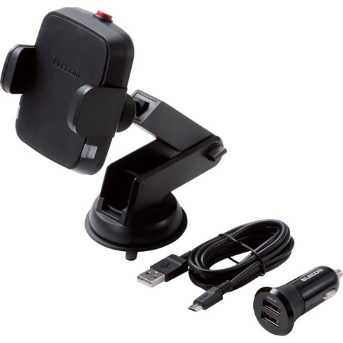 エレコム 車載ホルダー ワイヤレス充電 スマホ シガーチャージャー ロング W Qc05bk 1個 充電器 バッテリー類 の通販はau Pay マーケット 爽快ドラッグ