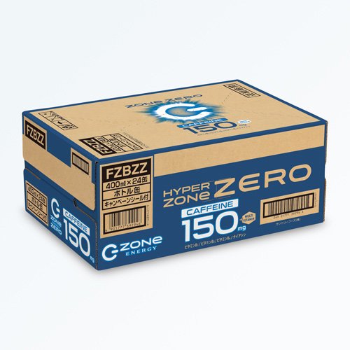 HYPER ZONe ENERGY ZERO(400ml×24本入)[エナジードリンク]の通販