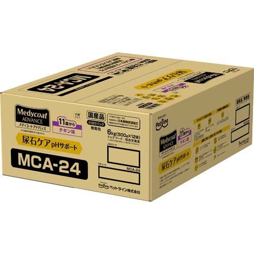 メディコート アドバンス 尿石ケア pHサポート 11歳から( 500g×12袋入)[ドッグフード(ドライフード)]の通販は