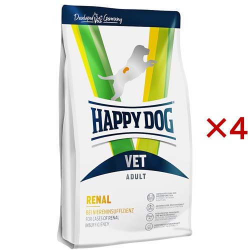 ハッピードッグ VET リーナル(腎臓ケア) ドライ 療法食(1kg×4セット)[犬用特別療法食]