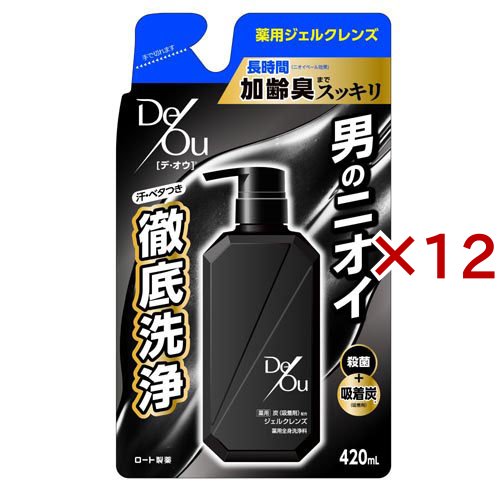 デ・オウ薬用ジェルクレンズ詰め替え用(420ml×12セット)[ボディソープ]