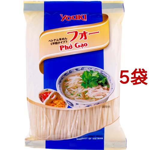 ユウキ食品 フォー ベトナム米めん 平麺タイプ 0g 5袋セット 麺類その他 の通販はau Pay マーケット 爽快ドラッグ