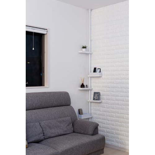 つっぱり式 スリムラック TSR-LW(1本)[収納]の通販は