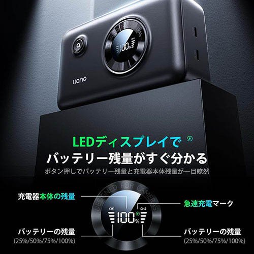 llano CS3 2in1 カメラバッテリー充電器 NP-FZ100用 CS3FZ100(1個入)[電池・充電池・充電器]_3