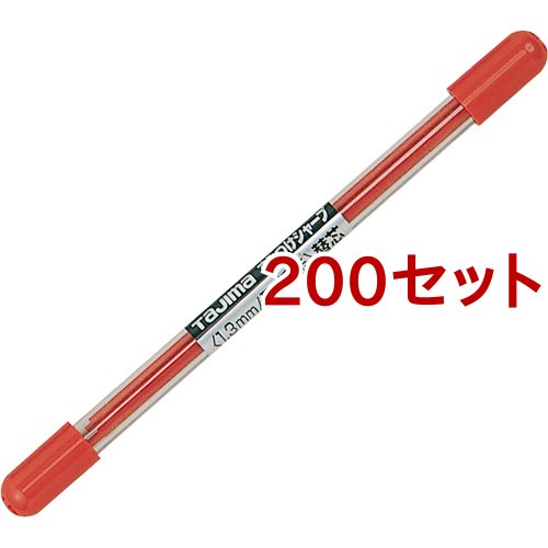 タジマ すみつけシャープ(1.3mm) 硬質赤替芯 SS13S-RED(6本入*200セット)[DIY その他]