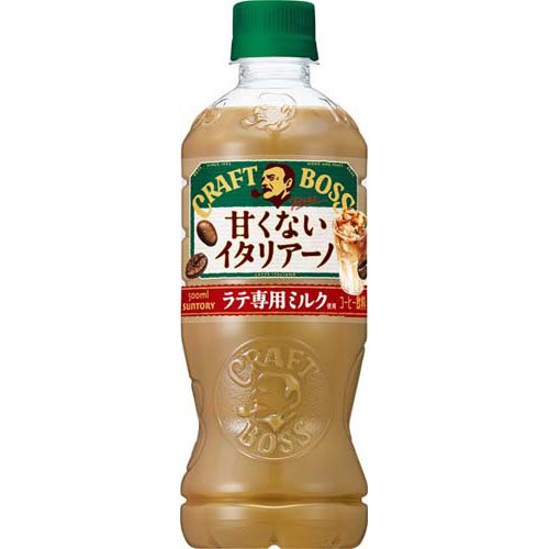 クラフトボス 甘くないイタリアーノ(500ml×24本入)[缶コーヒー(加糖