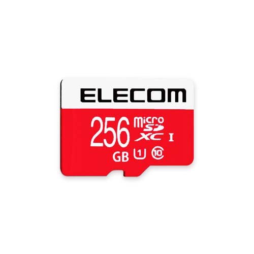 エレコム マイクロSDカード 256GB ニンテンドースイッチ対応 SD変換アダプタ付 防水(1枚)[情報家電　その他]
