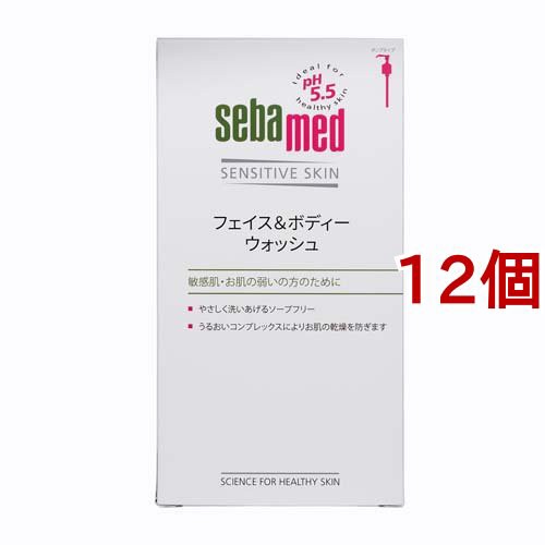 セバメド フェイス＆ボディーウォッシュ(400ml*12個セット)[無添加ボディソープ・敏感肌ボディソープ]