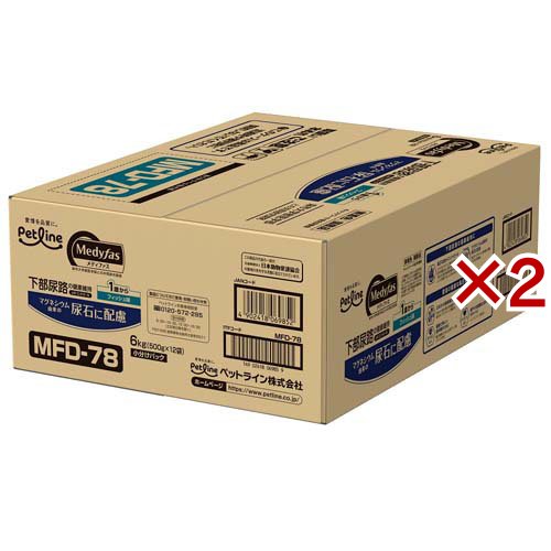メディファス 1歳から フィッシュ味(12袋入×2セット(1袋500g))[キャットフード(ドライフード)]
