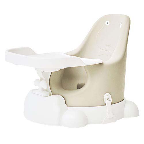 【18日10:00~21日9:59 エントリーで最大7倍】jellymom ムーナチェア アッシュクリーム(1個)[ベビーチェア]の通販は