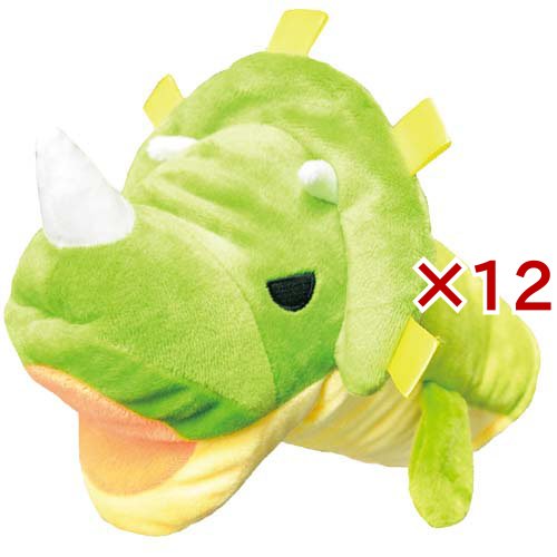 ドギーマン パペとも ぴらぴらトリケラトプス(12セット)[犬のおもちゃ・しつけ]
