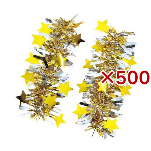 キラキラパッチンリストバンド 銀／金(2個組×500セット)[雑貨 その他]