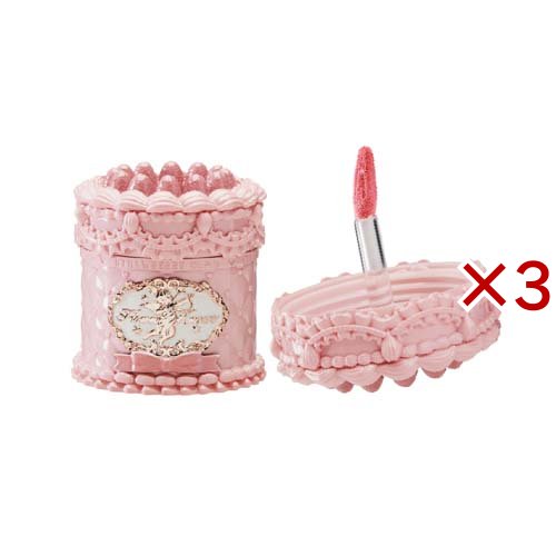 フラワーノーズ ストロベリーキューピッド ケーキリップクリーム V05(5ml×3セット)[リップカラー]