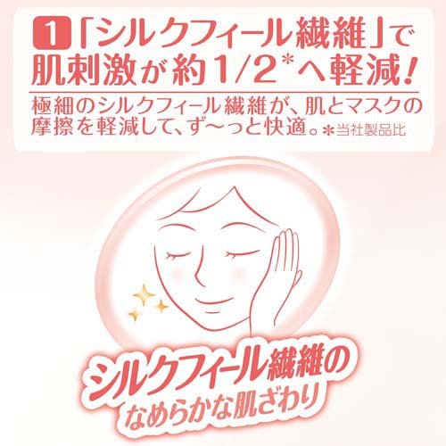 超快適マスク 敏感肌ごこち 小さめ 不織布マスク(6枚入*80袋セット)[不織布マスク]_4
