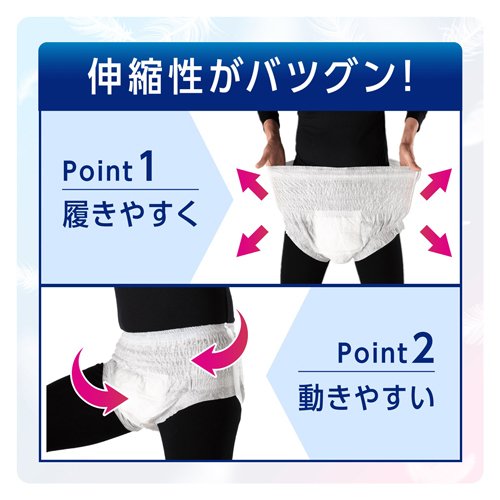 リフレ はくパンツ ジュニア SSサイズ【リブドゥ】(36枚入*2袋セット