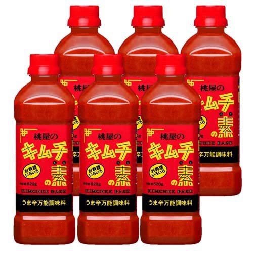 桃屋のキムチの素(620g*6本セット)[乾物・惣菜 その他]の通販は