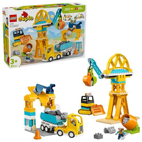レゴ LEGO デュプロ 3 in 1 こうじげんば と のりもの 10476(1個)[ベビー玩具・赤ちゃんおもちゃ その他]