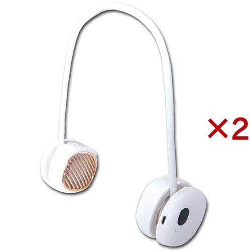 センター商事 miniネックファン CL-21-WH(2セット)[冷却用品 その他]の通販は