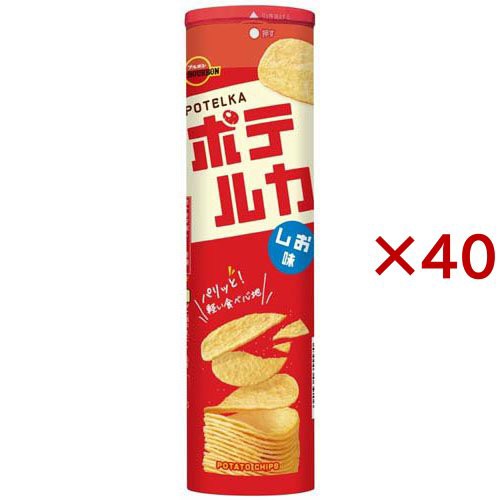 ポテルカしお味(90g×40セット)[スナック菓子]