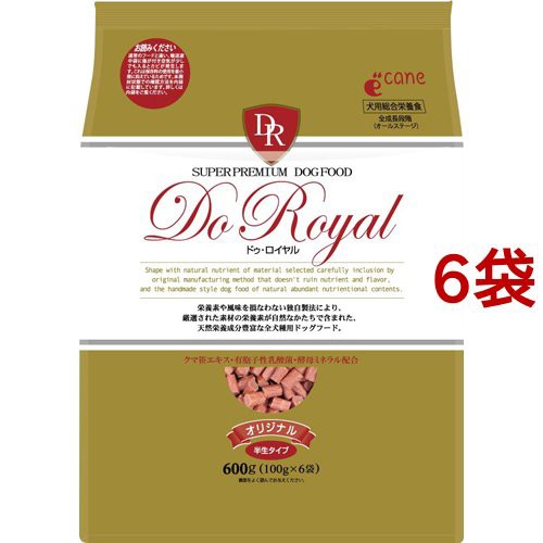 ドゥ・ロイヤル オリジナル(600g*6コセット)[ドッグフード(ソフト・セミモイスト)]の通販は