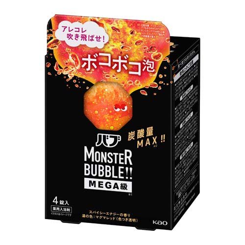バブ モンスターバブル MEGA級 ボコボコ泡(4錠入)[入浴剤 その他]