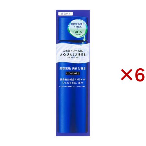 アクアレーベル トリートメントローション ブライトニング とてもしっとり(170ml×6セット)[保湿化粧水]