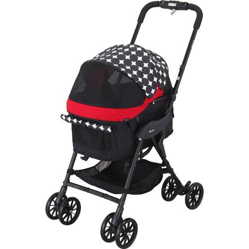 コムペット ミリミリライトアルファEG ロング D レッド(1台)[ペットのお散歩用品・おしゃれ]