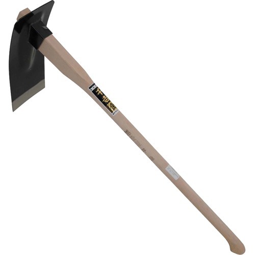 千吉 金 越後型 平鍬 黒打 鋼付 3シャク(1本)[剪定用品・農具]の通販は 5,461円