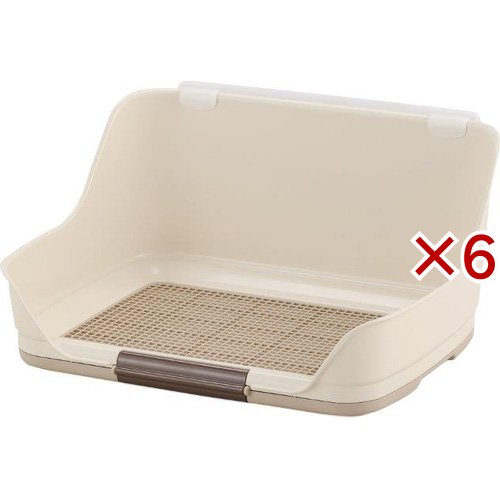 ボンビアルコン しつけるウォールトレー アイボリー Sサイズ(6セット)[ペットシーツ・犬のトイレ用品]