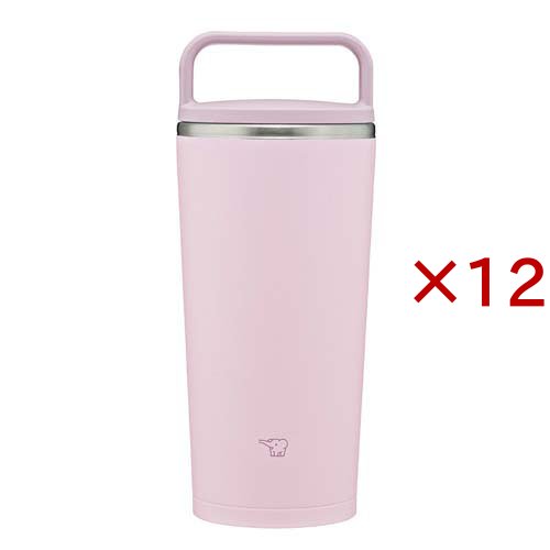 象印 ステンレスキャリータンブラー 300ml パウダリーピンク SX-JS30-PM(12セット)[水筒]