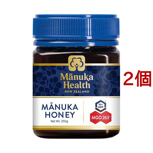 正規輸入品 マヌカヘルス MGO263+ UMF10+ マヌカハニー(250g*2個セット)[その他 ミネラルサプリメント]