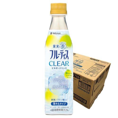 ミツカン フルーティス CLEAR シトラス(350ml×24本入)[食酢]