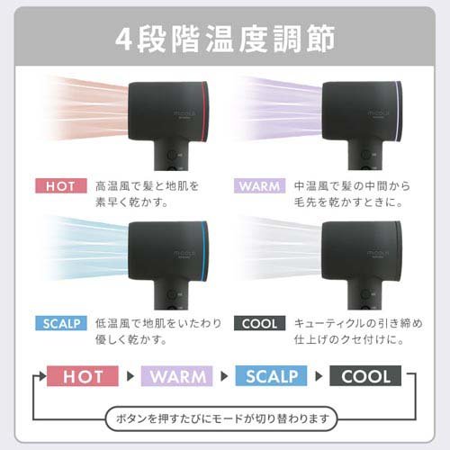 micola クイックイオンドライヤー ラベンダー HDR-M301-V(1個
