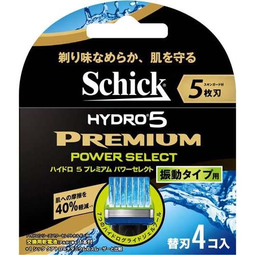 シック ハイドロ5プレミアム パワーセレクト 替刃(4個入*2セット)[替え刃 3枚刃以上]