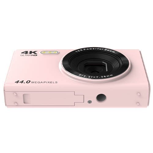 デジタルカメラ 4400万画素 4K録画 32GBカード付 ピンク(1セット)[映像 