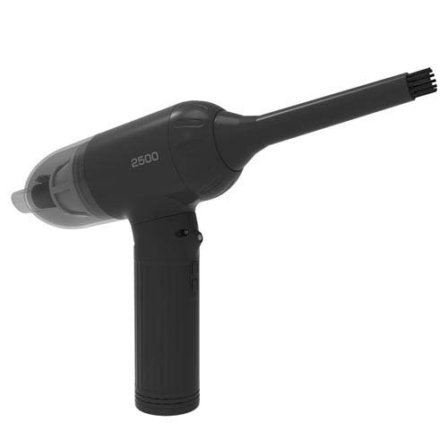 電動エアダスター クリーナー付 充電式2500mAh DAD-202BK(1個)[掃除機]