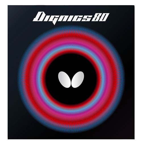 バタフライ 卓球 ラバー ディグニクス80 06050 レッド(006) A(1枚)[卓球]