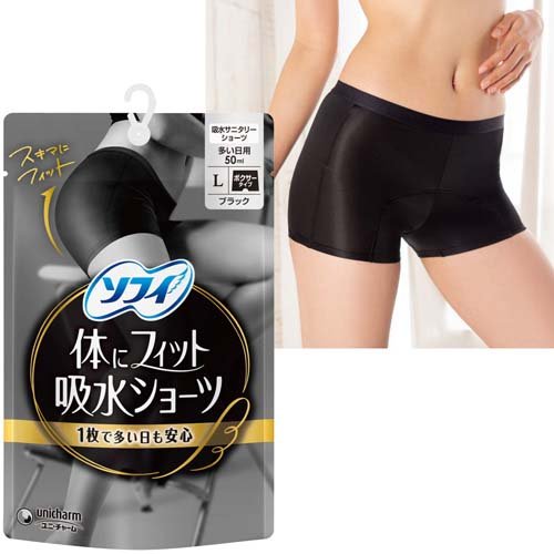 ソフィ 体にフィット吸水ショーツ L(6セット)[生理用ショーツ パンティタイプ]_1