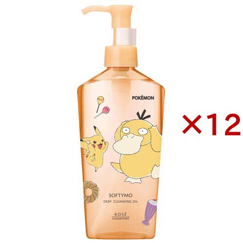 ソフティモ ディープクレンジングオイル ピカチュウ コダック(240mL×12セット)[クレンジングオイル]