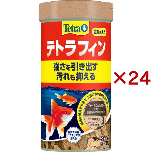テトラフィン(50g×24セット)[観賞魚用 餌(エサ)]