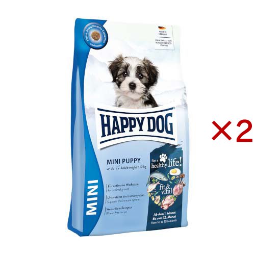 ハッピードッグ ミニ フィット＆バイタル 小型犬 ミニ パピー(4kg×2セット)[ドッグフード(ドライフード)]