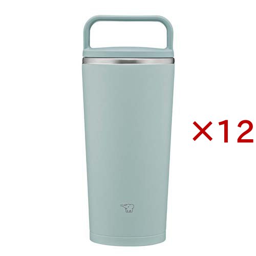象印 ステンレスキャリータンブラー 300ml アッシュグリーン SX-JS30-GM(12セット)[水筒]
