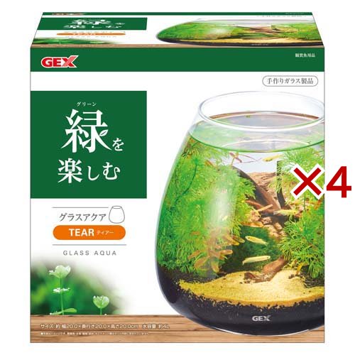 グラスアクア ティアー(4セット)[観賞魚用 アクセサリー]