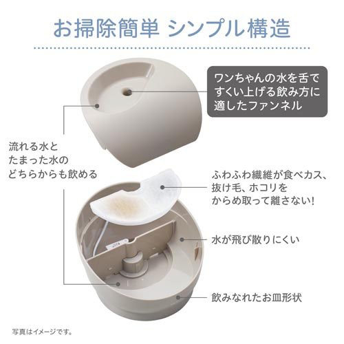 ピュアクリスタル ミューティー 950ml 犬用 ムーングレー(8セット)[ペットの雑貨・ケアグッズ]_4